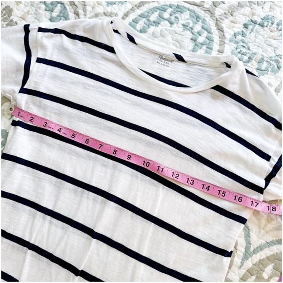 Madewell Striped Tee Whisper Cotton XXS - Picture 9 of 13